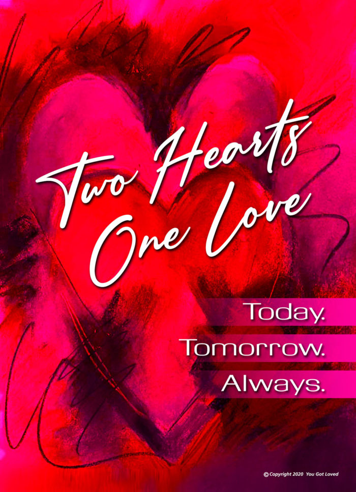 Two Hearts. One Love. - Inspiration Nation - Digital Cards