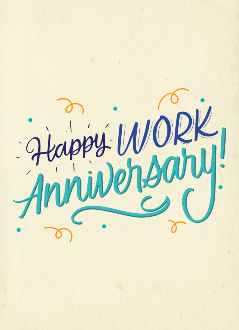 Happy Work Anniversary - Inspiration Nation - Digital Cards